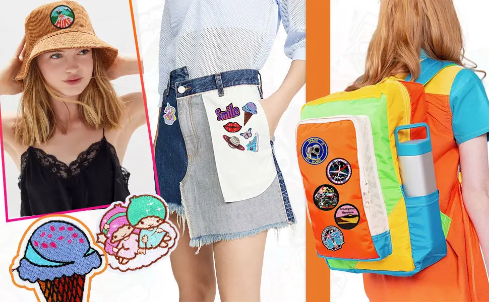 Buy Now embroidery patches for clothing custom LOGO iron on patches bulk