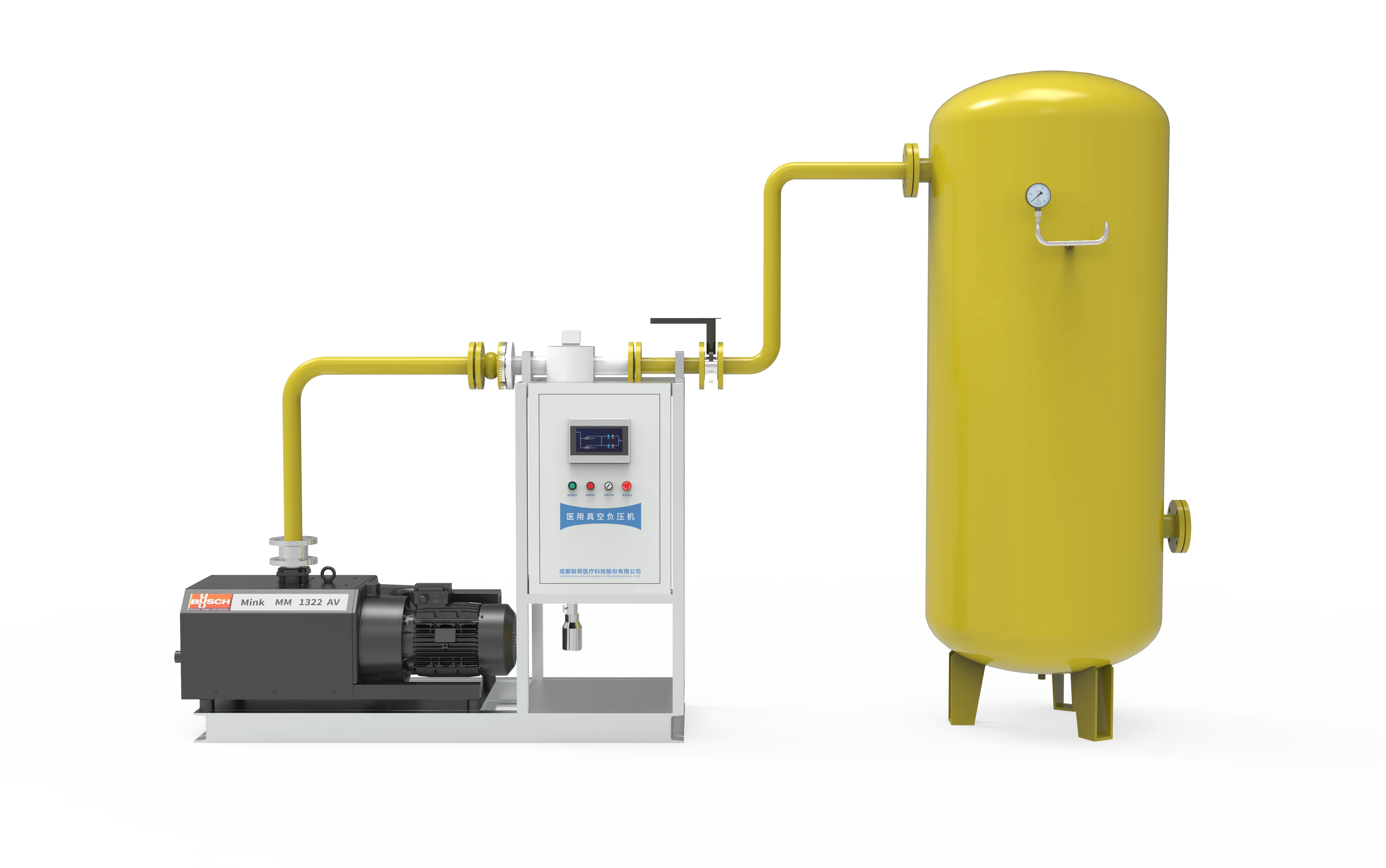 Hospital Use Central Vacuum System Air Suction Vacuum Pump medical suction system