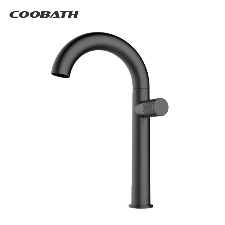 Modern Wholesale Customizable Bathroom Brass Rotary Switches Sink Faucet Brass Wall Mounted Basin Mixer Faucet