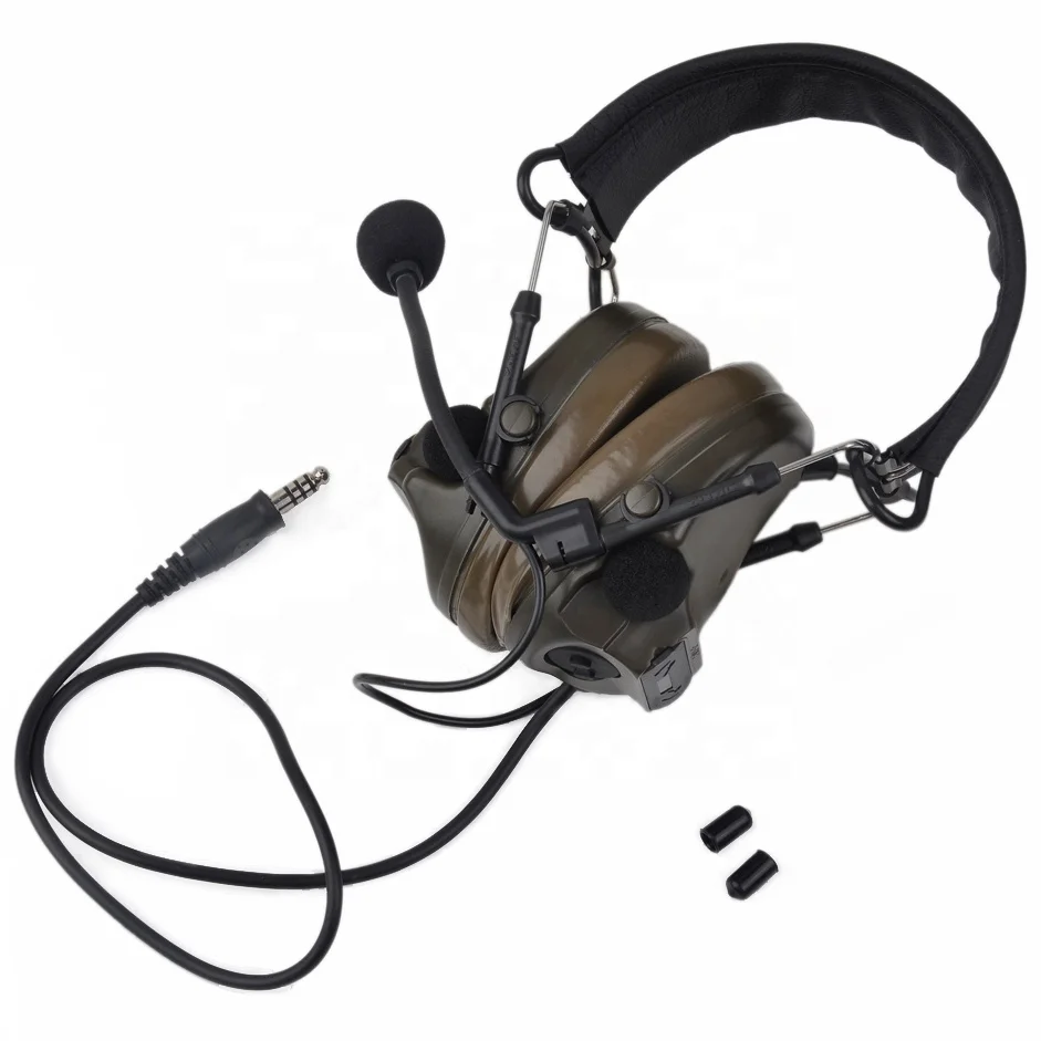 ZTAC Factory price Z051 C III tactical communication headset  for shooting sounds pick and noise cancelling tactical headset