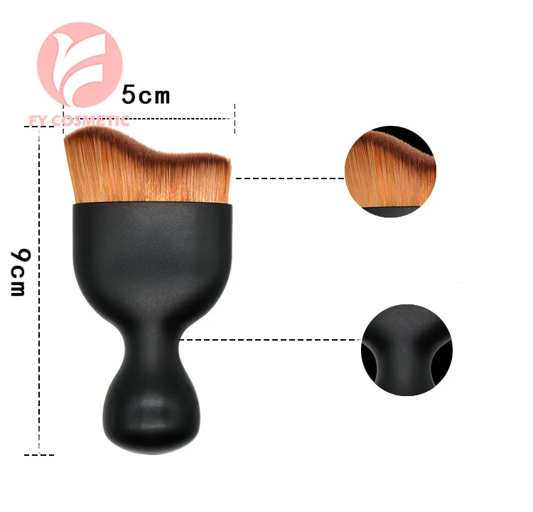 2021 Hot Sale Tanning Lotion Cream Bronzer Brush Large Kabuki Brush Body Blending Brush