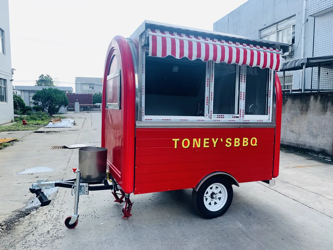 slush machine taco juice kiosk cart , hot food trailer movil carros de comida