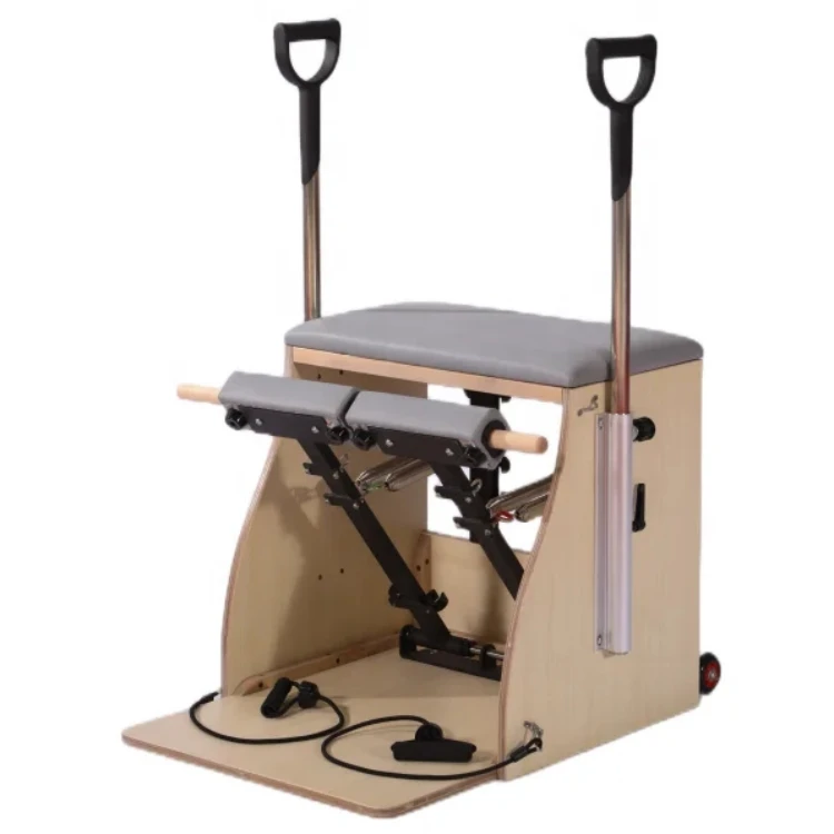 Wholesale Gym Fitness Equipment Reformer Machine Spring Yoga Combo Maple Wunda Pilates Chair