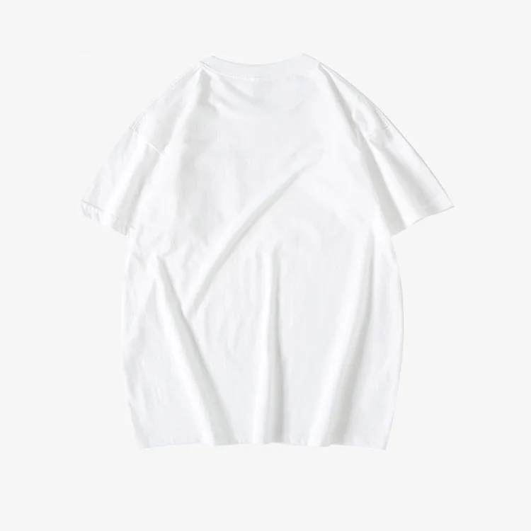 Heavyweight Pocket Short Sleeve Japanese Solid T-shirt For Men And Women