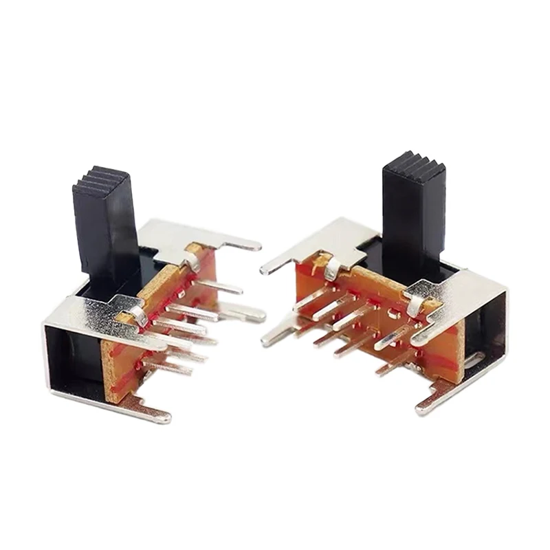 miniature slide switch Double row 3 gears slide switch horizontal slide switches 8p 2P3T handle height=6mm