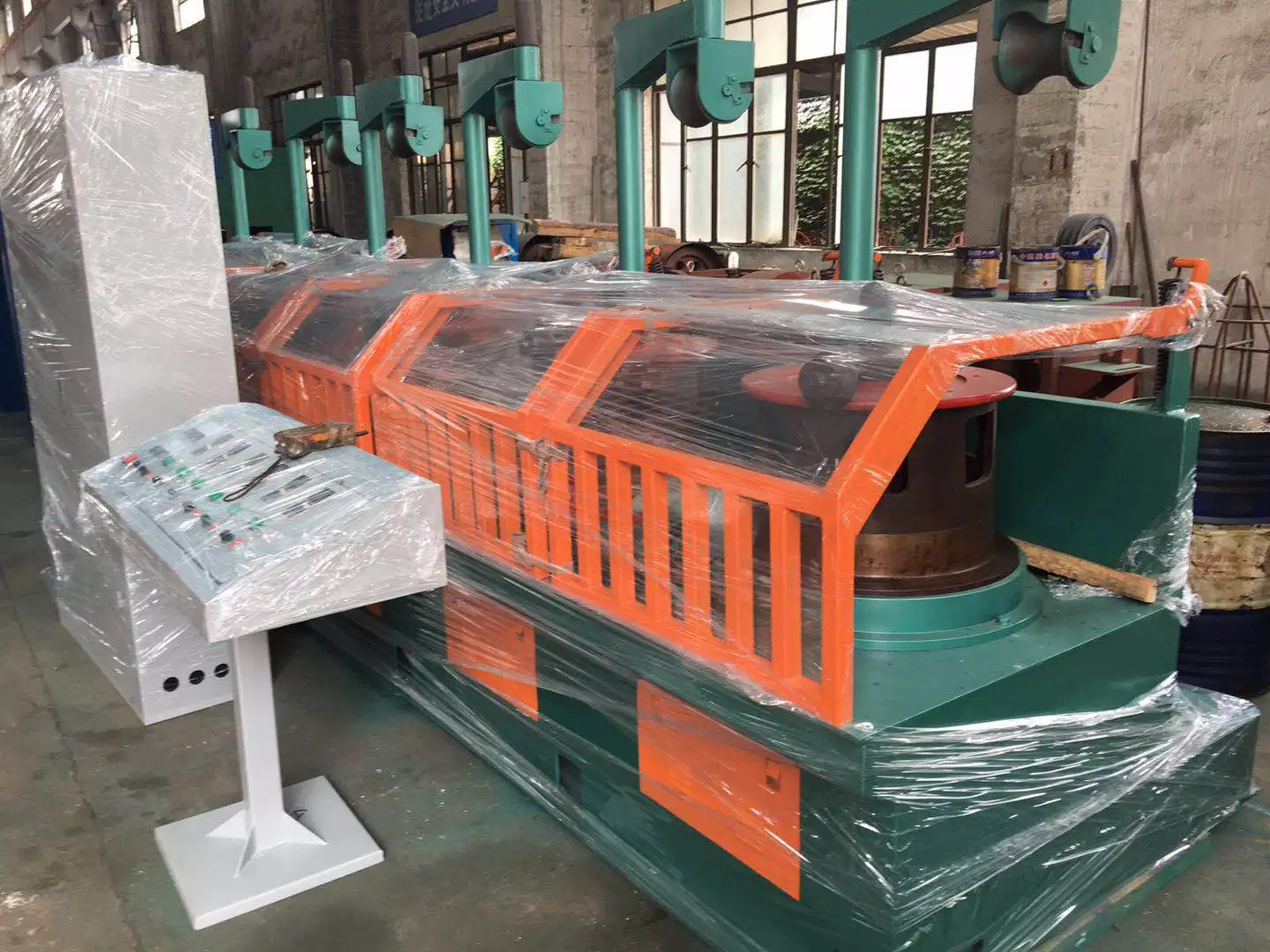 Straight line 2022 hot aluminum wire drawing machine