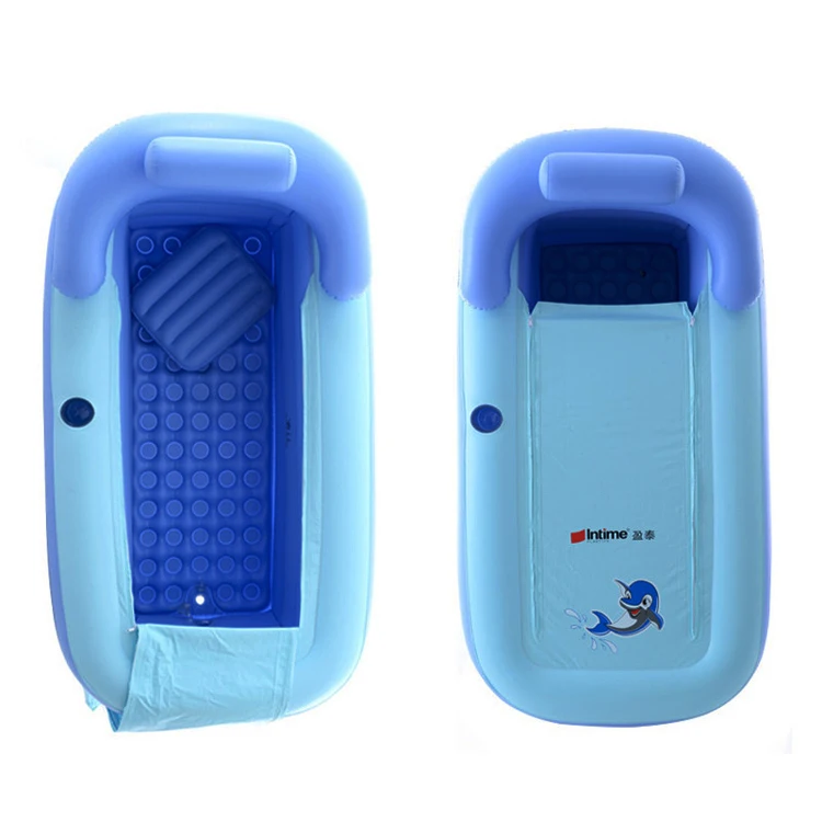 Foldable dual purpose pool inflatable  bathtub spa for Adult