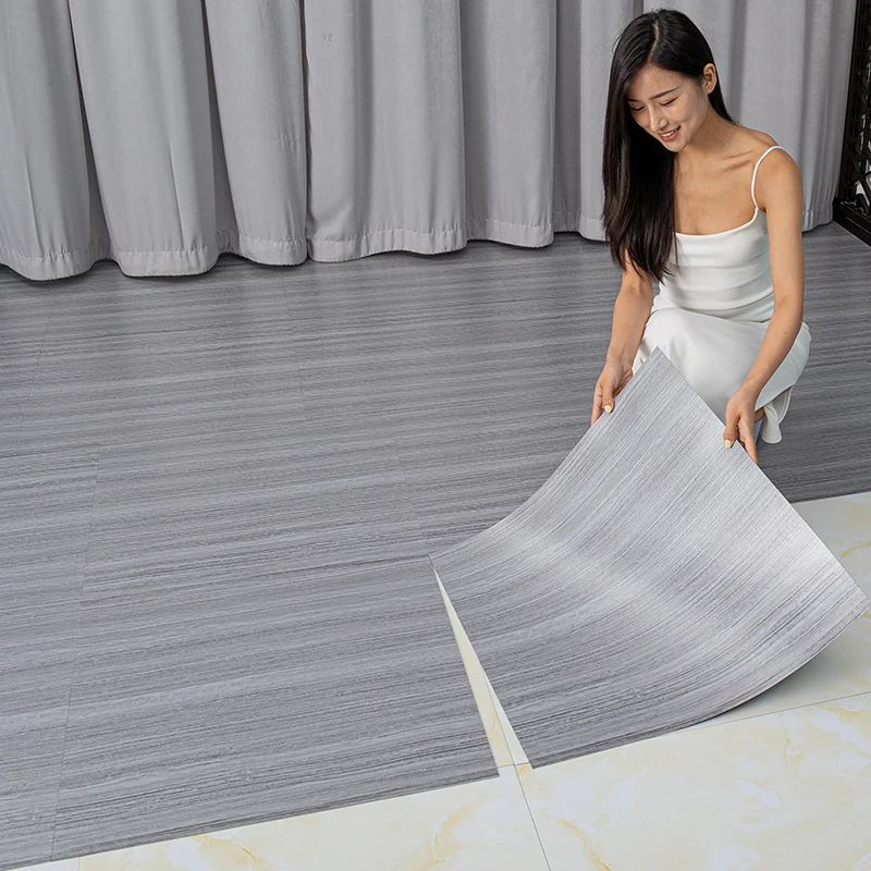 Modern Wind Cheap Lvp Flooring Vinyl Plank TAP & GO can Stick Their Own Suelo de PVC Waterproof Indoor Plastic Flooring