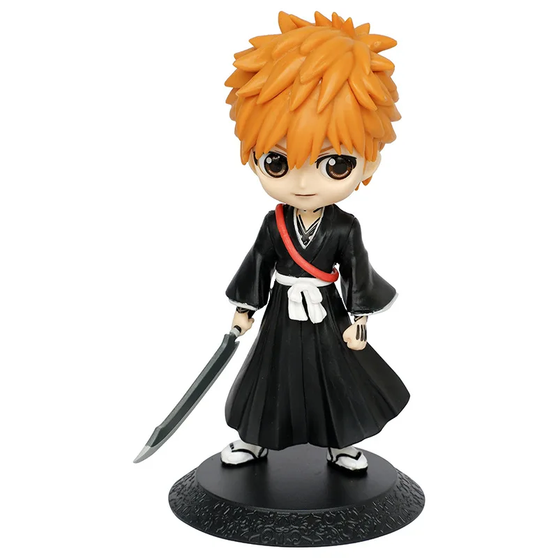 Japanese anime figures Bleach Q version Kurosaki ichigo Hitsugaya Toushirou action figures for Gifts