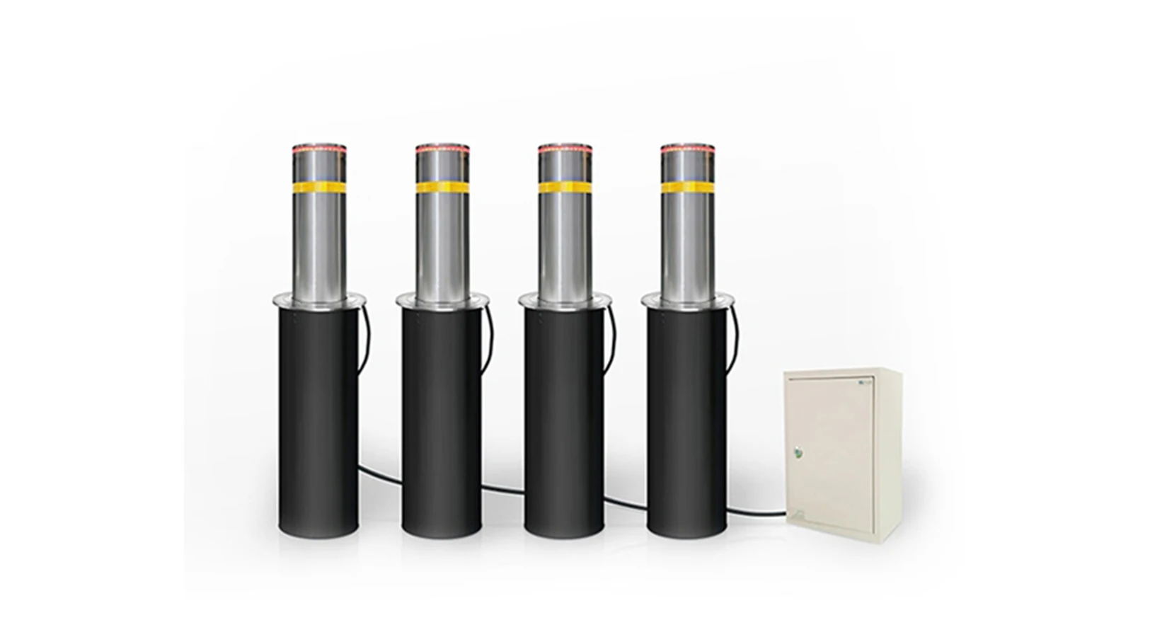 Automatic Road Stainless Steel Parking Rasing Hydraulic Bollard Price System