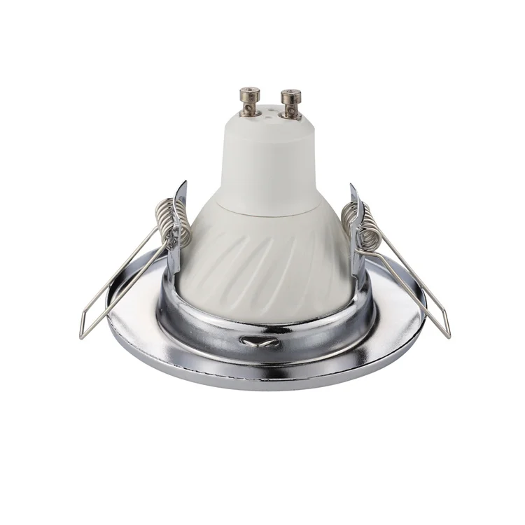 Trimless Led Spot Recessed Lamp Spotlight Fixture Die-Casting Alu Round Recessed Aluminum Metal Mr16 Gu10 G5.3 light housing