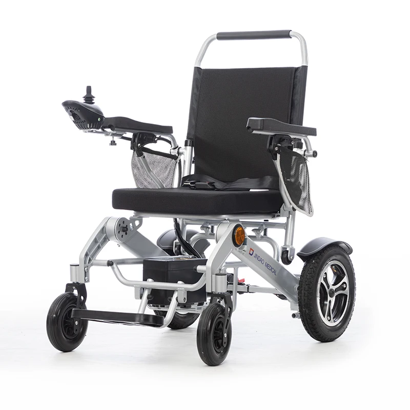 Manufacturer Light Weight Portable Folding Power Wheelchairs High Quality Powerful Aluminum Alloy Wheelchair