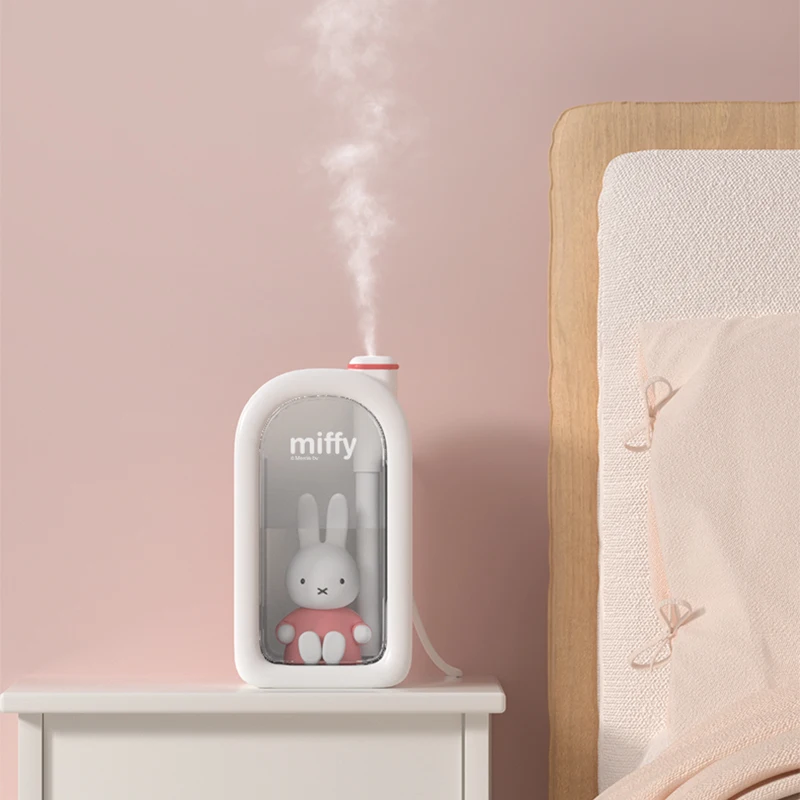 Miffy X MIPOW 380ML Cool Mist Humidifier Aromatherapy Air Dampener For HomeCar Aroma Diffuser USB Humidifier LED Night Lamp Gift