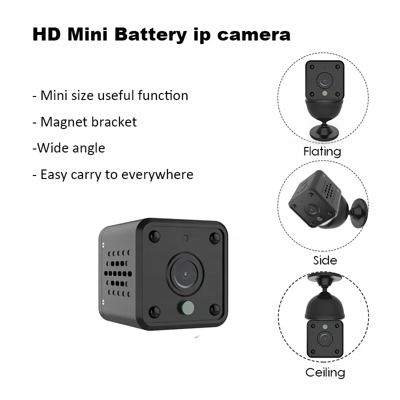 Лучшие продажи мини Wi-Fi Cctv беспроводная скрытая камера HD портативная для