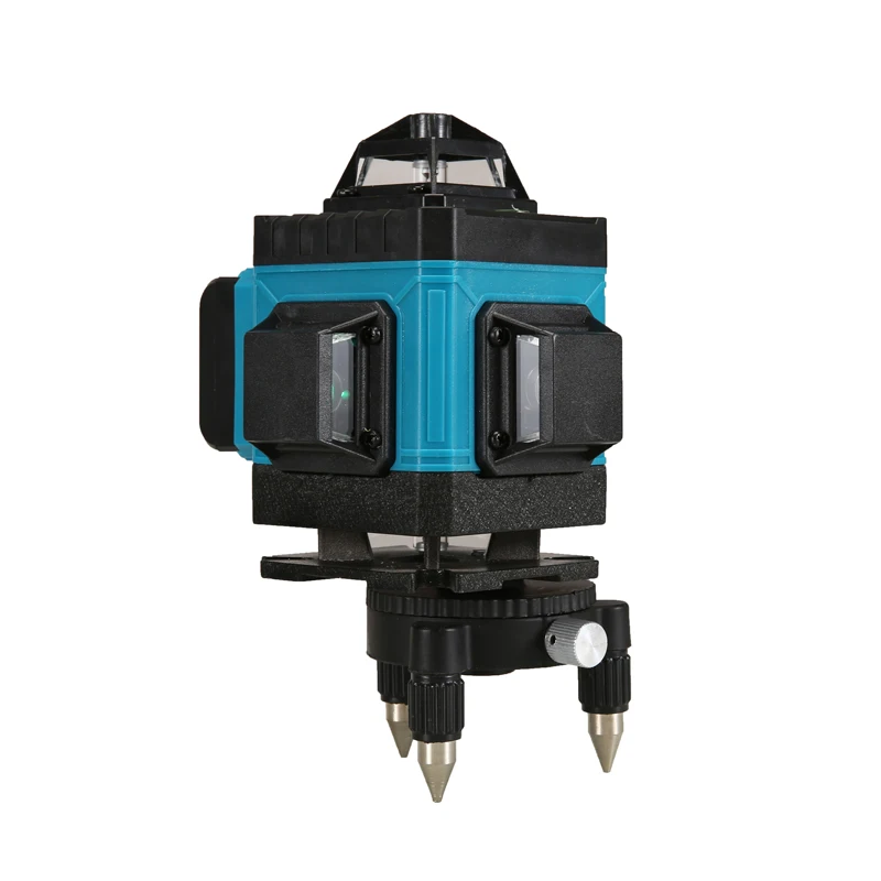 Cordless Laser Level Industrial Grade 4d 16 Lines Green 360 Degrees Auto Self-Leveling Laser Level Rotary Cross Measure