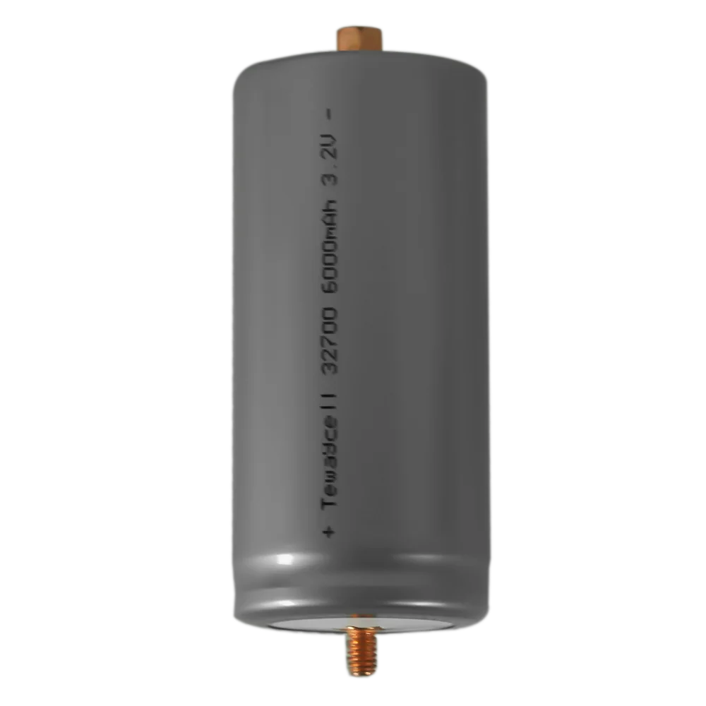Factory Stock Class A 32700 3.2V 6000Mah Cylindrical Lifepo4 Cells for Solar RV Electric Bicycle Rechargeable Batteries