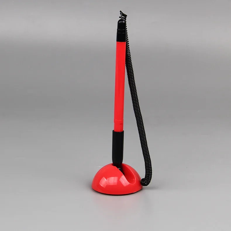 Hanging rope plastic desktop sticky table neutral pen plug printable smiling face customized logo wholesale