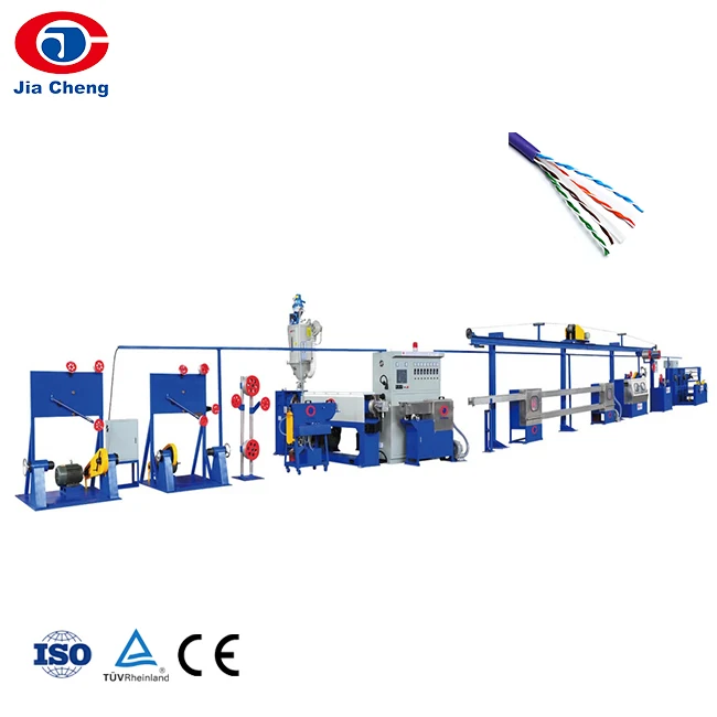JIACHENG Electric Motor Copper Wire And Cable Extruder Making Manufacturer Production Line