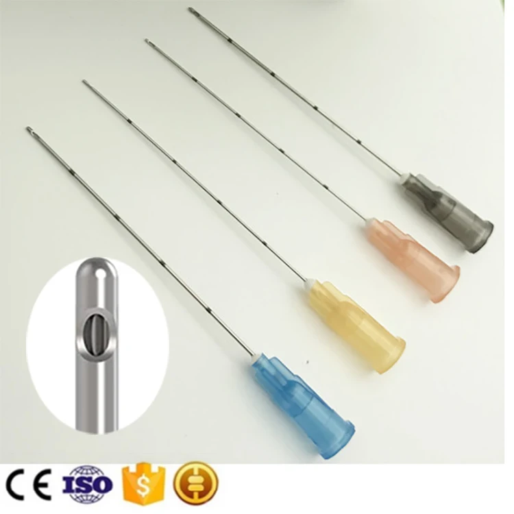2022 Hot selling canula 18G 22G 25G blunt tip micro fine cannula for syringe