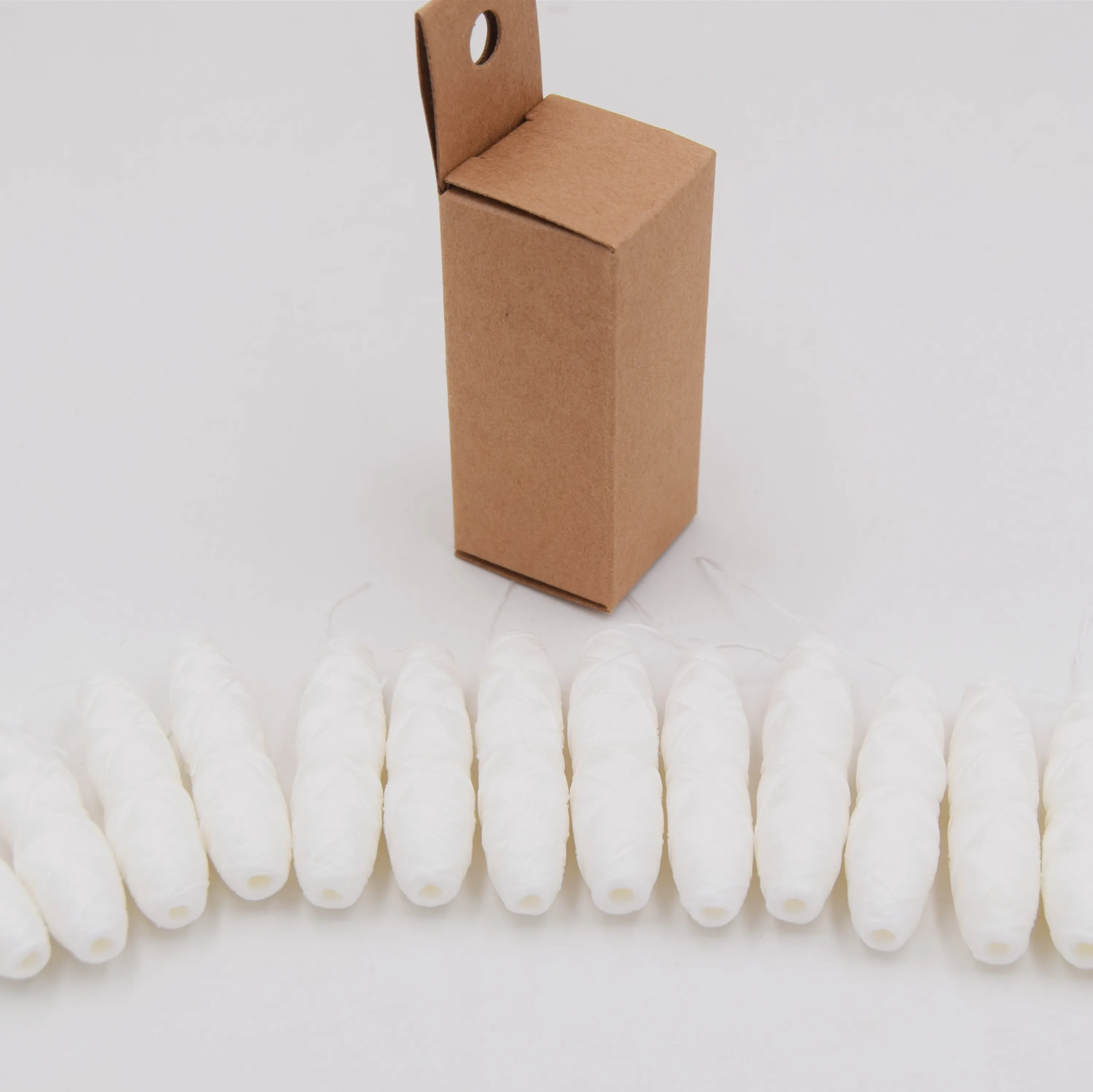 natural silk floss or biodegradable corn dental floss with vegan wax in eco jar