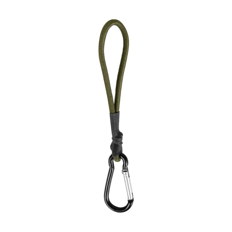 Pack of 2 Elastic Straps With Carabiner Luggage Tensioner Expander Extra Strong Rubber Tie