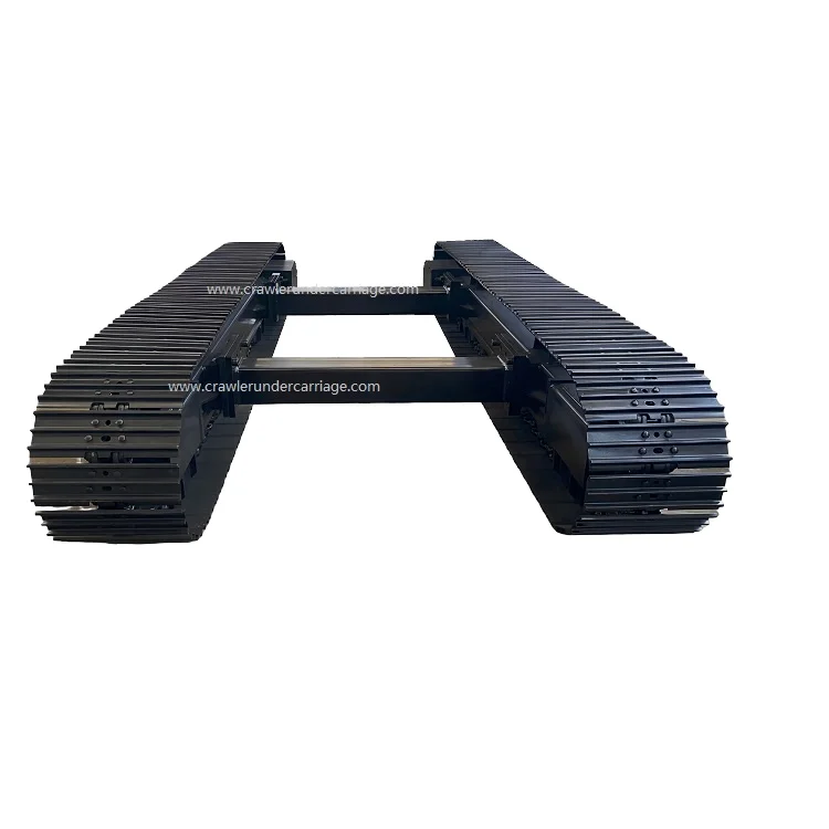 Yijiang Solutions Heavy Equipment Drilling Crane Mobile Crusher New Rubber Steel Track Undercarriage Engine Manufactured China