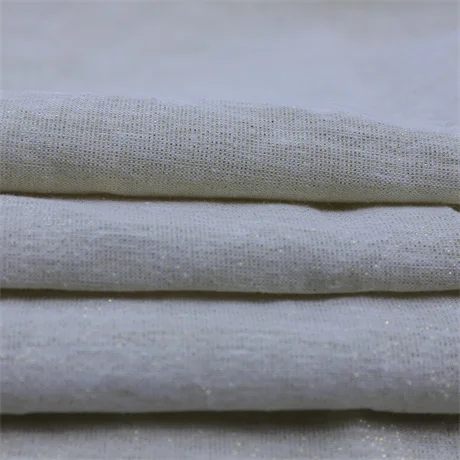 2022 metallic Linen Fabric 87%Linen 13%M for women clothing blouse shirt dress