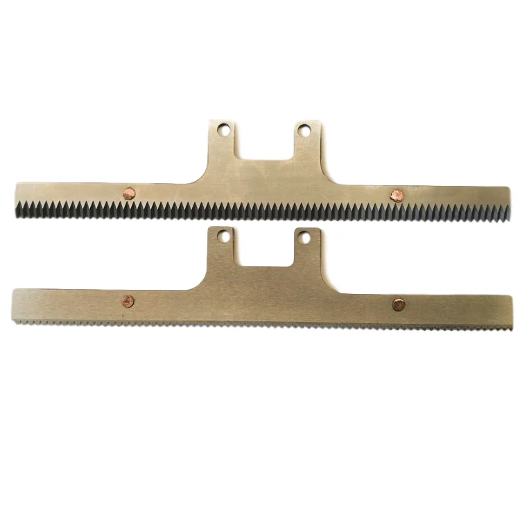 AFM высокоскоростная стальная машина для упаковки пищевых продуктов зубчатый лезвие зубчатое полотно пилы упаковочные лезвия