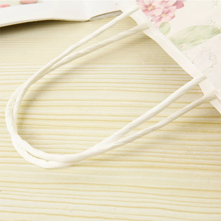 
hot seller eco-friendly machine made kraft paper carrier bag wholesales manufacturer 