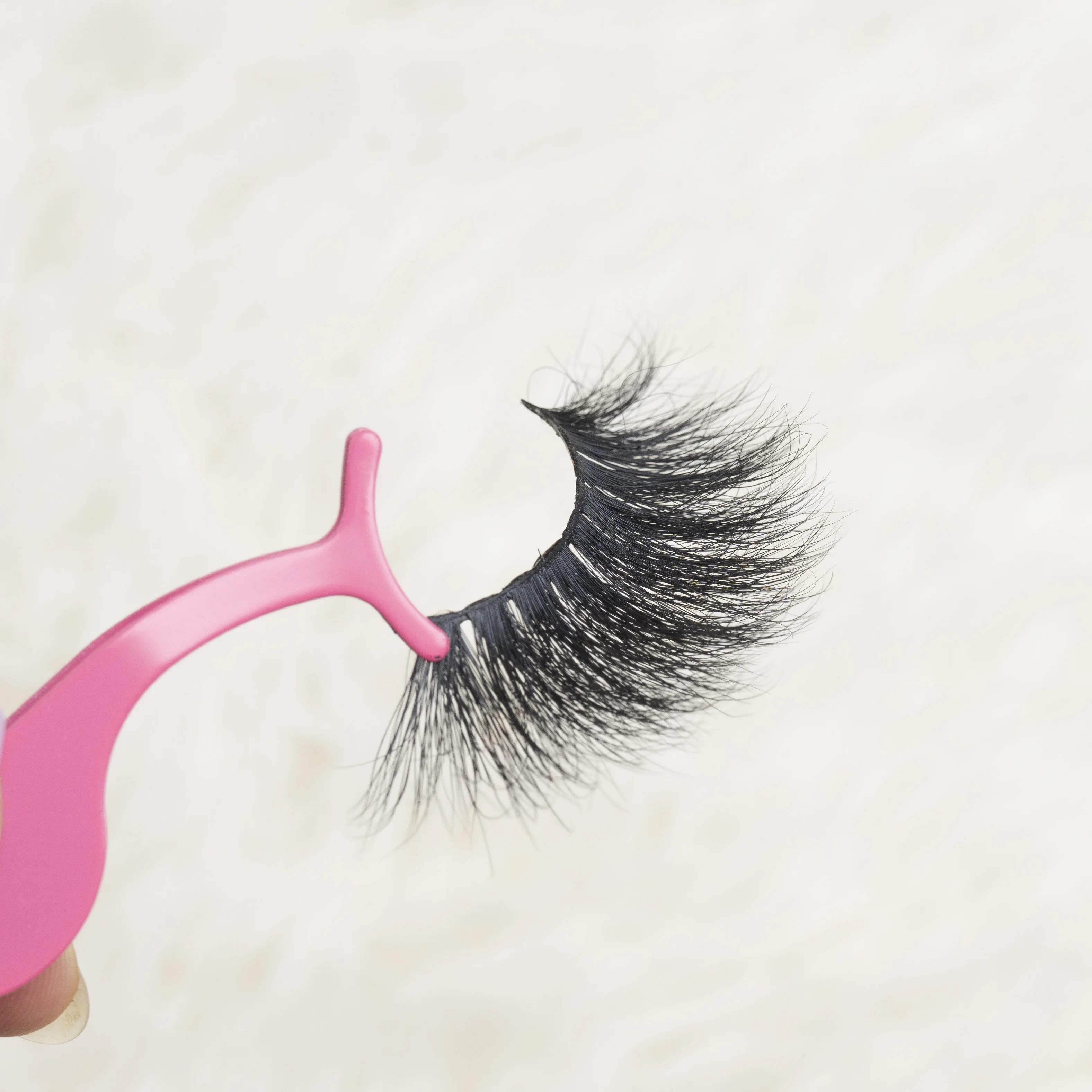 Amulite wholesale False Eyelashes Full Strip Mink Lashes 100% Handmade Custom Packaging Natural 3d Fluffy Lashes Eyelashes