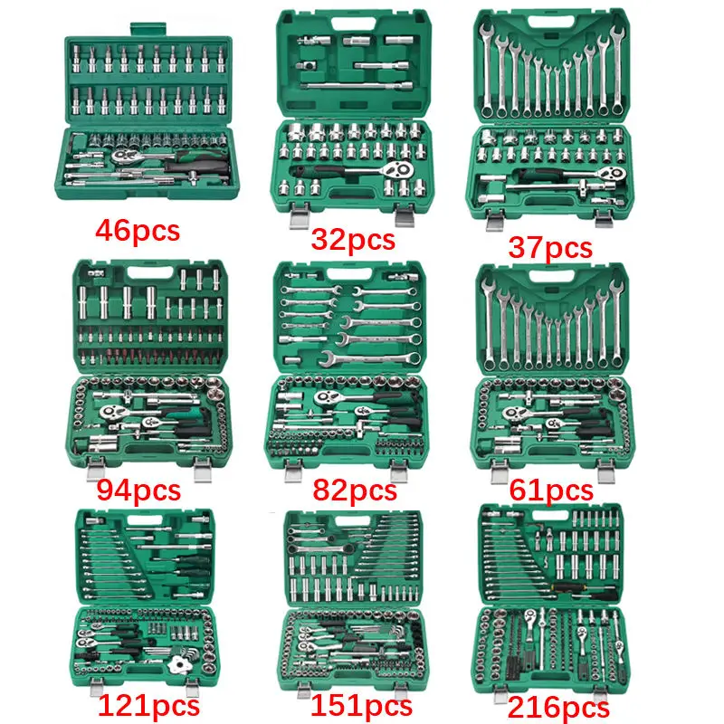 Reliable Versatile Universal 216 Pcs Tool Kit Home Renovation Projects Other Tools DIY Mechanic