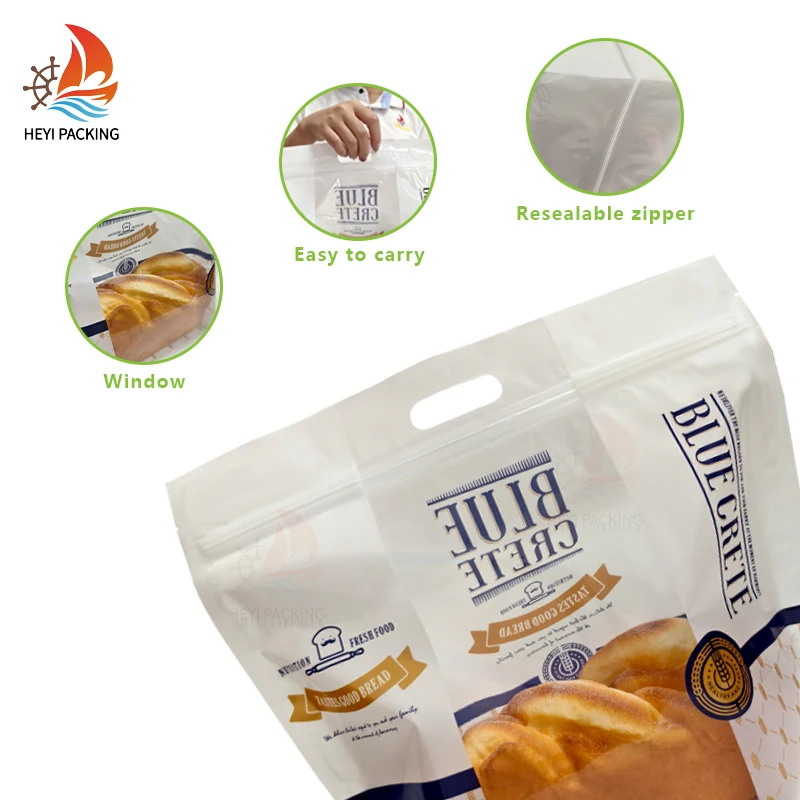 15Kg Side Gusseted Ever Eco Grease Proof Printed Ldpe Reusable Beeswax Bread Dough Plastic Flour Toast Bags
