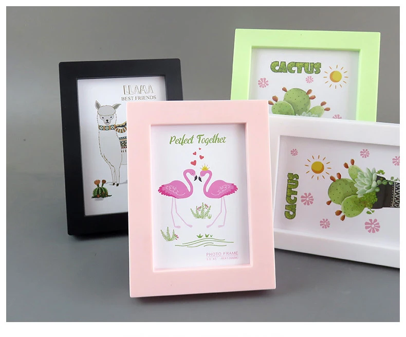 
2021 Hot Sale High Quality Clear Lucite Display Stand Acrylic Plastic Acrylic Photo Picture Frames 