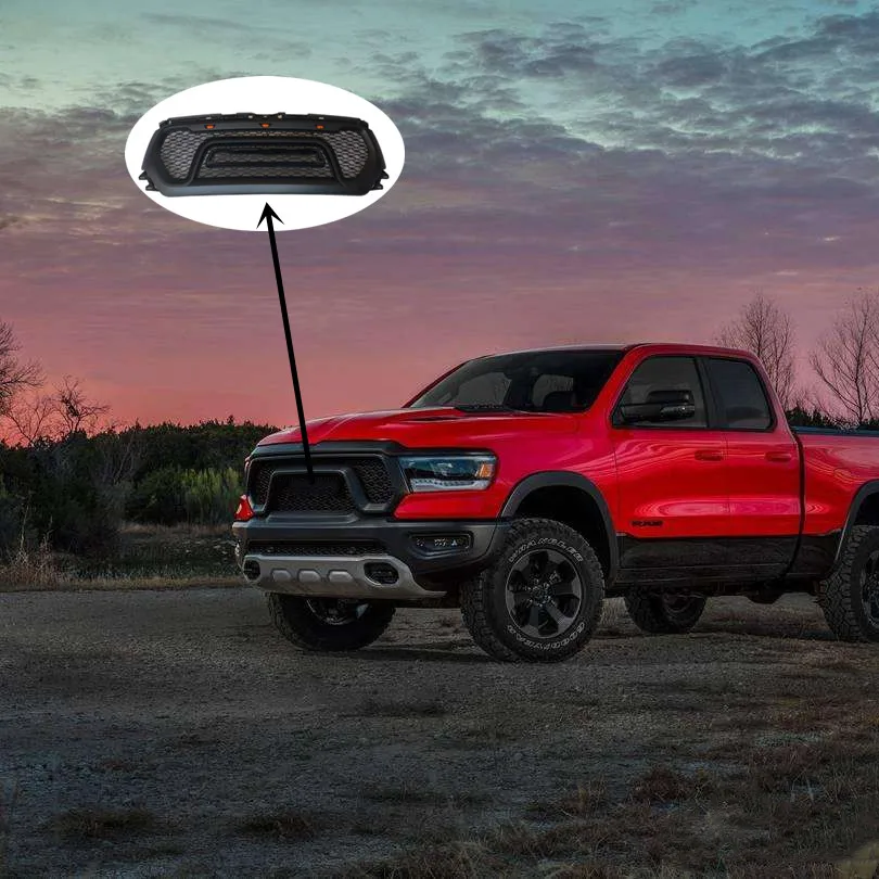 New Design Car Accessories Front Grille for Dodge Ram 1500 2019
