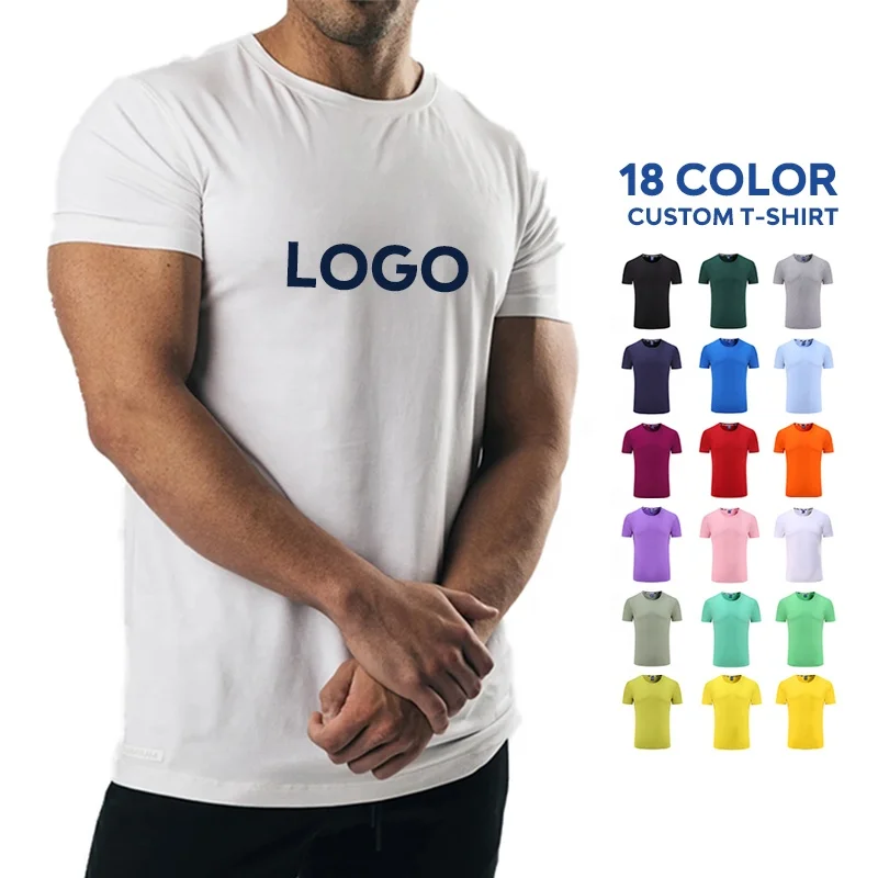 Wholesale luxury unisex  lightweight cotton blank plain t shirt custom logo screen printing organic tshirt