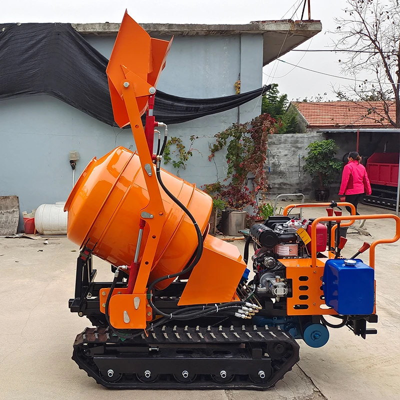 CE APPROVED 350L CONCRETE MIXER SD400 400L  SELF LOADING CONCRETE MIXER TRUCK FOR SALE