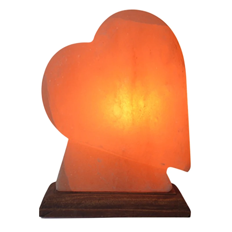 Himalayan Salt Night Light salt lamp Hand Carved Natural Salt Wall Lamp with 360 Degree Rotatable Plug