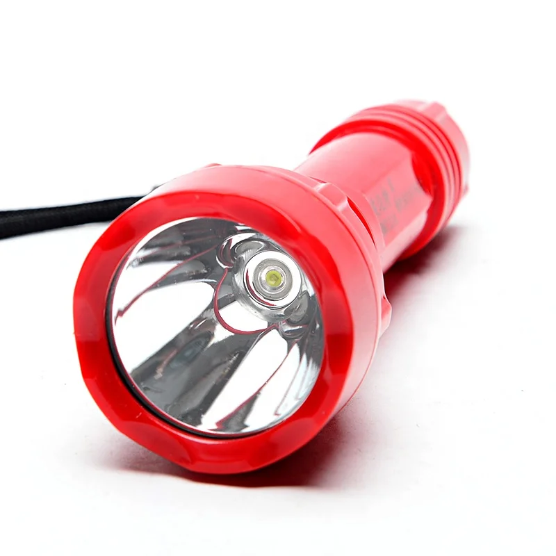 Bright LED Rechargeable Waterproof Flashlight Torch Light for Emergency Camping Outdoor Battery Included