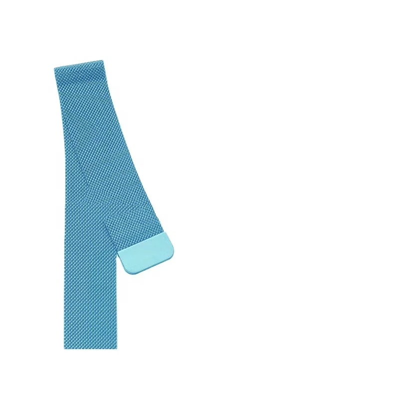 custom printed High Quality Stainless Steel Mesh Magnetic Adjustable Watch Band for apple watch