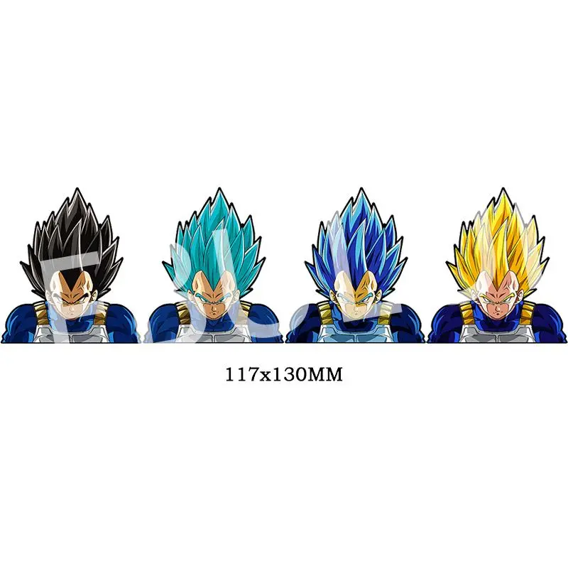 1000 Designs Waterproof Cartoon Changing Flips Son-Goku Vegeta Trunks Decals 3D Lenticular Anime Motion Car Stickers