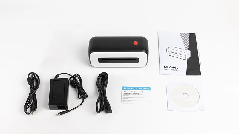 AM-246S High Quality Cheap 4x6 Thermal Shipping Label Printer Supports FedEx UPS Amazon eBay