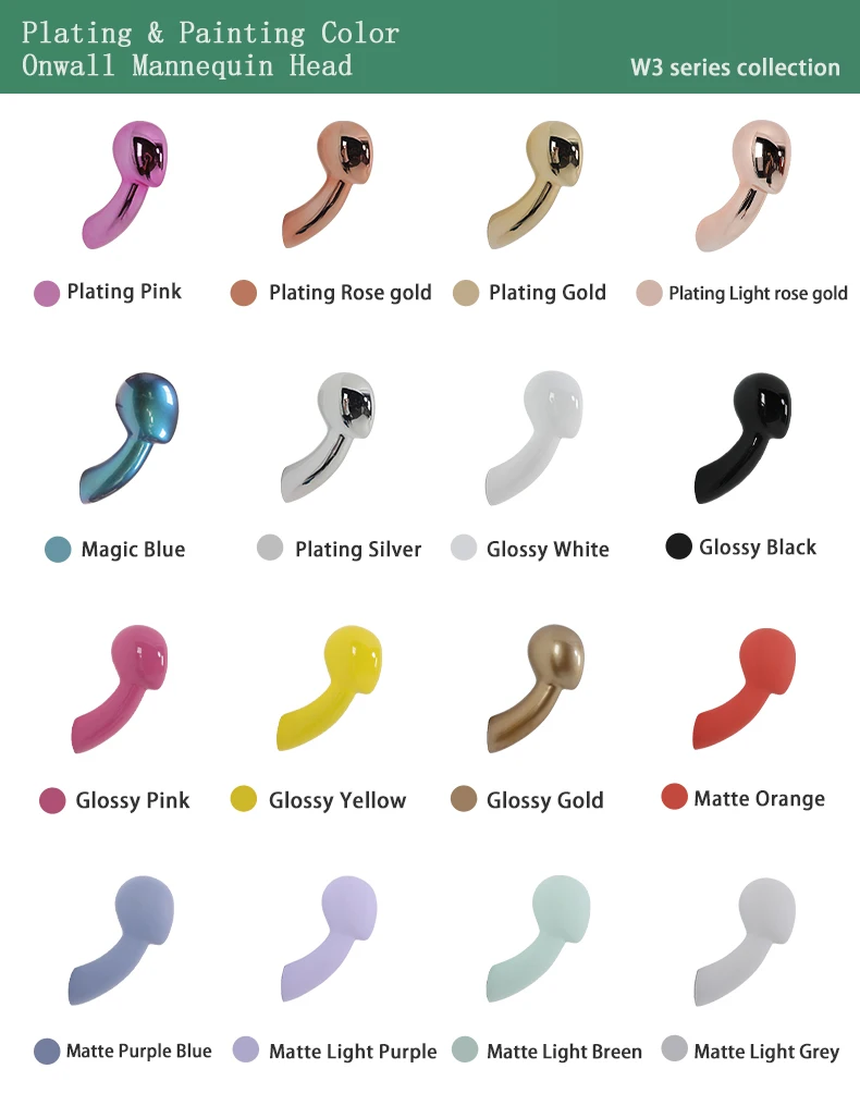 Custom window display head  long neck manikin mannequin head for wigs hats scarf