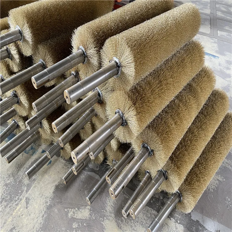 CMX Spiral Brass Wire Polishing Cylinder Brush Roller for Machine