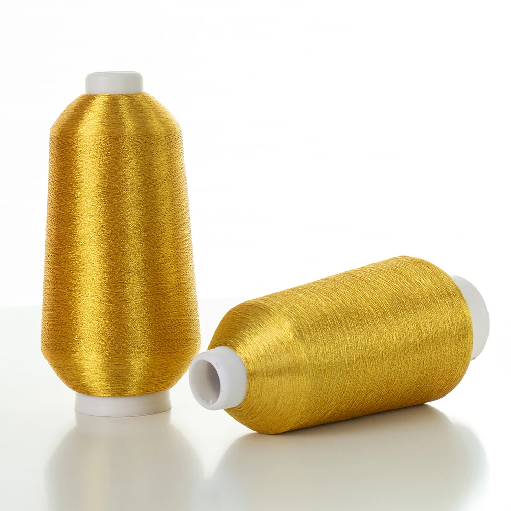 Sparkle Brand High Quality Pure Gold Pure Silver Metallic Yarn for Embroidery