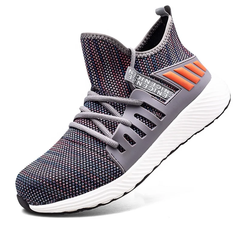 In Stock Causal Breathable Safety Boots Steel Toe Ladies Lightweight Women Work Shoes