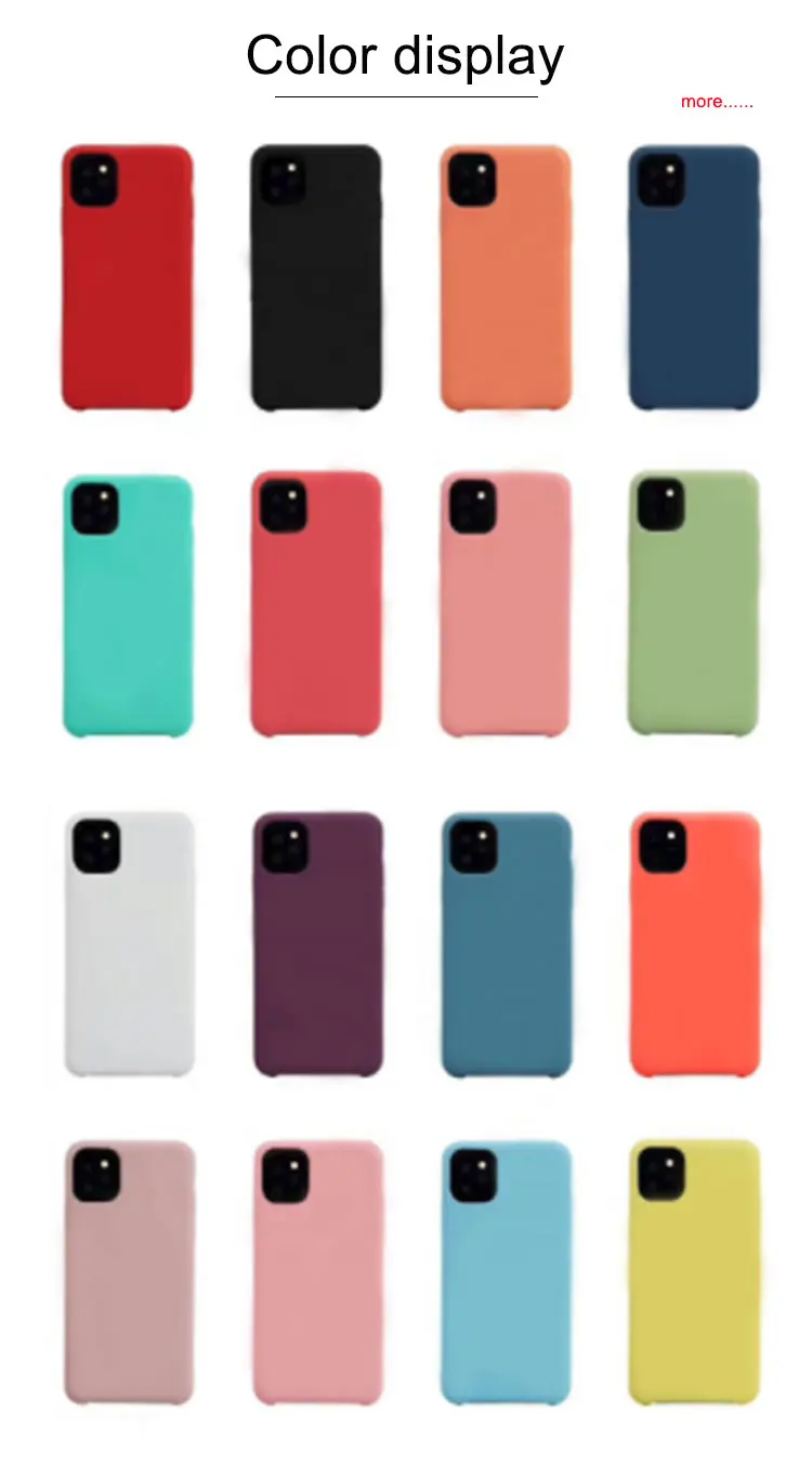 Skin-friendly Liquid Silicone Case for iPhone 3 Sides Polished Silicone Phone Cover for iPhone 12/13 Mini/Pro/Pro Max