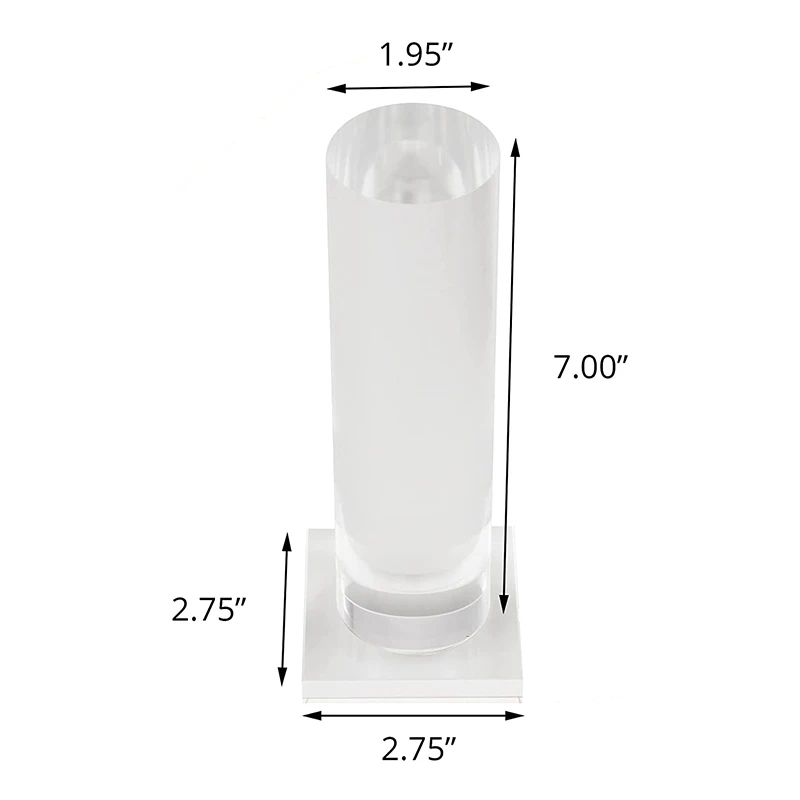 Clear Acrylic Bracelet Holder Display Vertical Jewelry Bracelet Stand Custom Plexiglass Acrylic Bracelet Holder