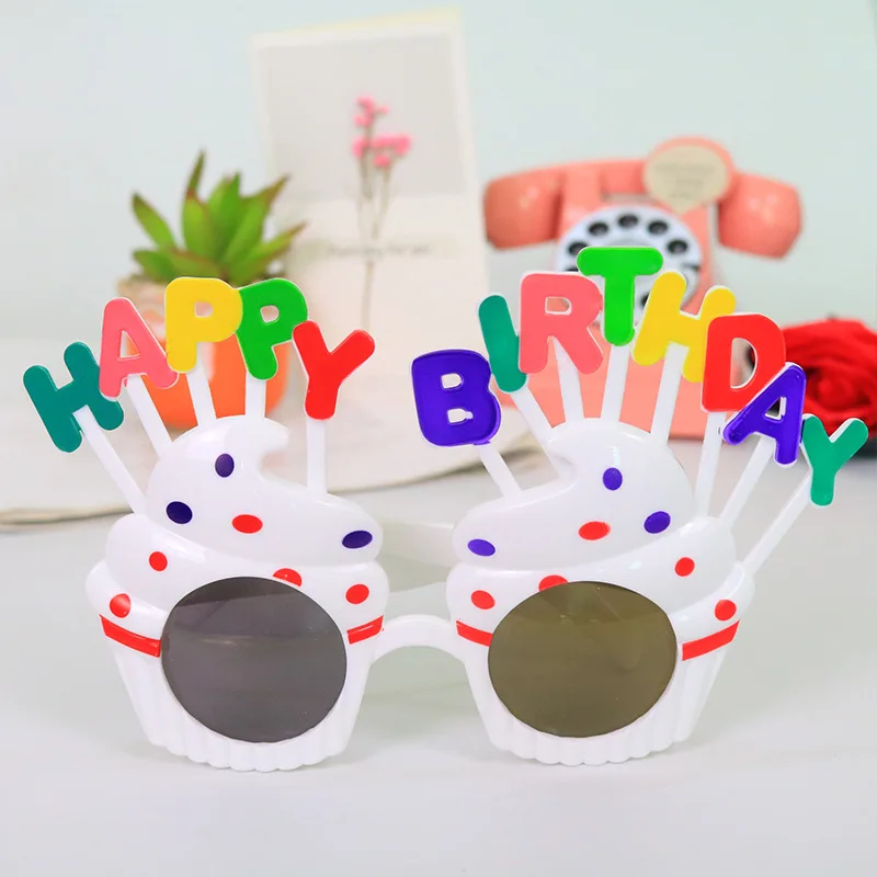 2013 Cute children sunglasses funny photography props party decorations birthday pink glasses