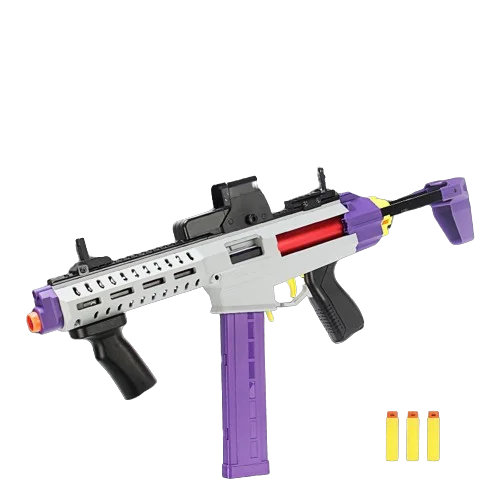 VP481 Nylon Alloy Adult Soft Bullet Gun Launcher Can Fire Toy Gun Boy Toy Submachine Gun Model