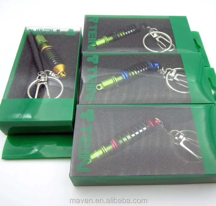 4 models Auto Racing Tuning Part snubber Adjustable Coilover Shock Absorber Spring keychain keyring